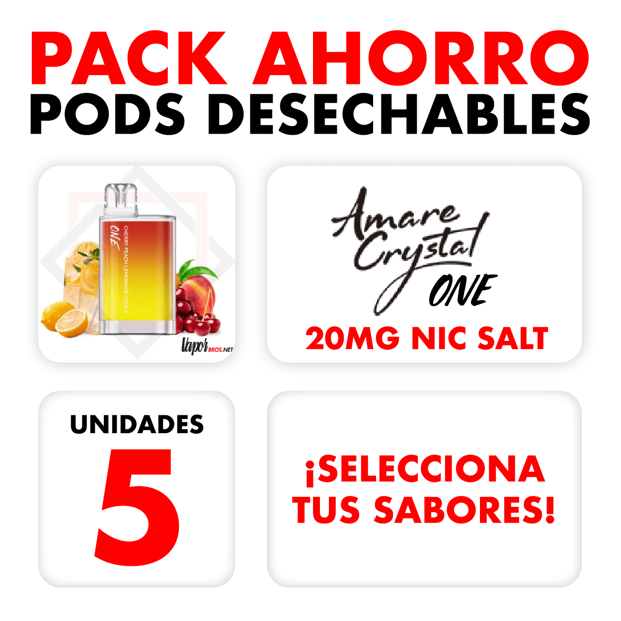 Caja de Vapers Desechables - PACK AHORRO en